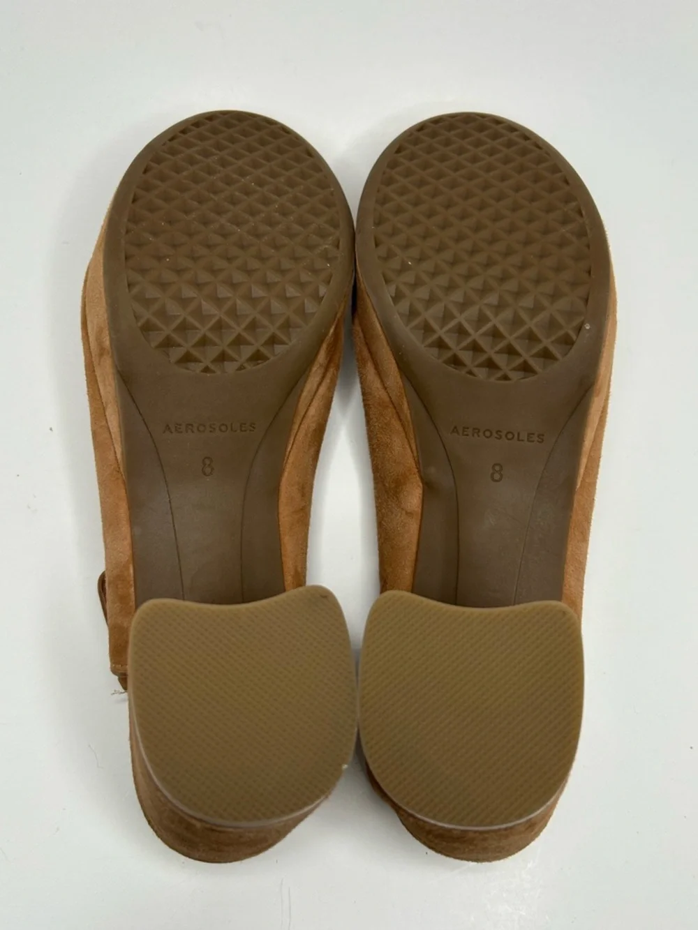 Aerosols Cornelia Slingback Open Toe Platform Sandal Heel Size 8